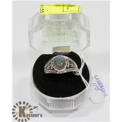 #31-LABRADORITE STONE RING