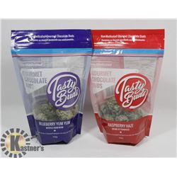 2 BAGS OF GOURMET CHOCOLATES . TASTY BUDS!