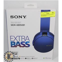 SONY MDR-XB950BI BLUETOOTH HEADPHONES.