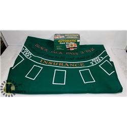 AUTOMATIC CARD SHUFFLER SOLD WITH BLACK JACK