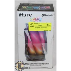 MEDIUM IHOME BLUETOOTH SPEAKER.