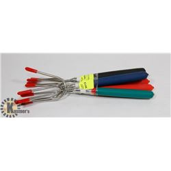 5PK EXTENDABLE WEINER FORKS.