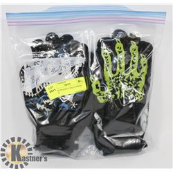 8PK YOUTH/ADULT HALLOWEEN GLOVES.