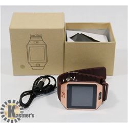 NEW COPPER BLUETOOTH SMARTWATCH W/CAMERA