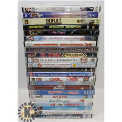 BUNDLE OF ASSORTED DVDS INCLUDING MARVELS AVENGERS
