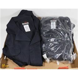 2 PAIRS OF 44R FLAME RESISTANT COVERALLS.