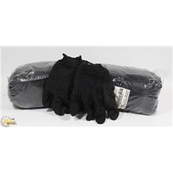 2 BUNDLES OF COATED GLOVES.