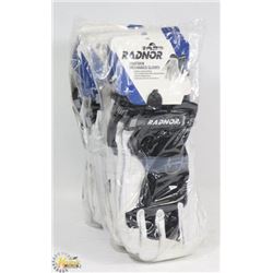 9 PAIRS OF GOATSKIN GLOVES.