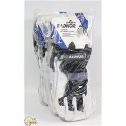 9 PAIRS OF GOATSKIN GLOVES.