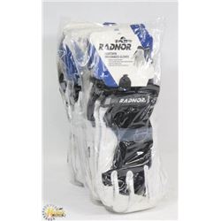 9 PAIRS OF GOATSKIN GLOVES.