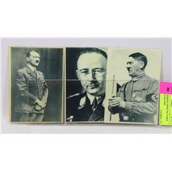 LOT OF 3 GERMAN WWII PICTURES ADOLF HITLER AND