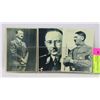 Image 1 : LOT OF 3 GERMAN WWII PICTURES ADOLF HITLER AND