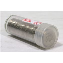 ROLL OF 40 CANADIAN 1967 CENTENNIAL RABBIT NICKELS