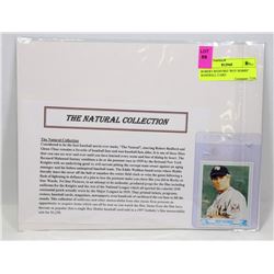 ROBERT REDFORD "ROY HOBBS" BASEBALL CARD