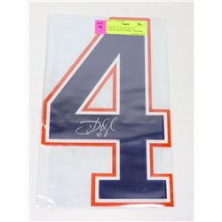 EDMONTON OILERS DEVAN DUBNYK SIGNED JERSEY NUMBER