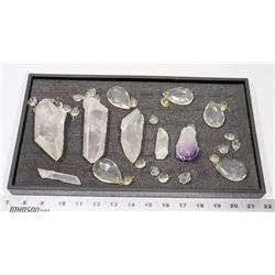 COLLECTION OF HEALING  CRYSTALS AND MORE