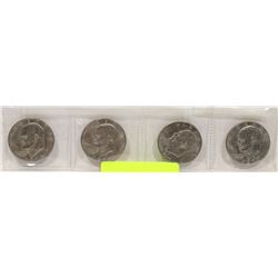 LOT OF 4 USA LIBERTY DOLLARS. 3-1978, 1976