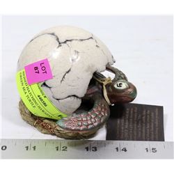 SIGNED HATCHING HAWAIIAN GREEN SEA TURTLE