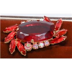 VINTAGE RHINESTONE BROOCH