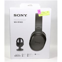 SONY WIRELESS WH-RF400 HEADPHONES.