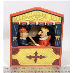 VINTAGE CAST IRON MECHANICAL PUNCH / JUDY BANK.