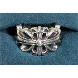 SILVER RING 11 GRAMS SZ 8