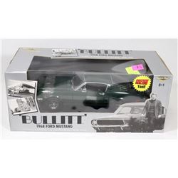 'BULLITT 1968 FORD MUSTANG 1:18 SCALE DIE CAST CAR