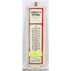 VINTAGE SHIRLEY'S APPAREL HOUSTON THEMOMETER