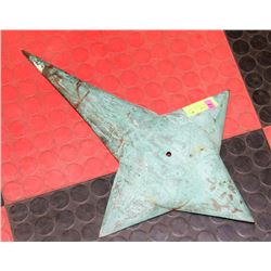 ANTIQUE COPPER ARCHITECTUAL STAR