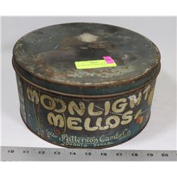 ANTIQUE MOONLIGHT MELLOS TIN