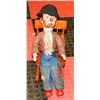 Image 1 : 1940'S LIGHT UP CLOWN DOLL WITH CHAIR