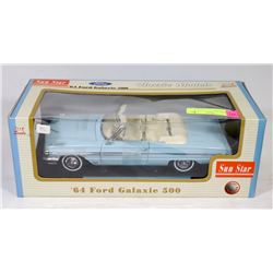 SUN STAR '64 FORD GALAXIE 500  1:18 SCALE DIE