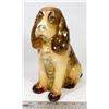 Image 1 : 1940S CHALKWARE DOG STATUE.