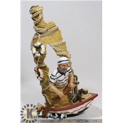 RESIN EAST COAST FISHERMAN FIGURINE