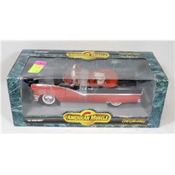 ERTL AMERICAN MUSCLE '56 RED & BLACK SUNLINER