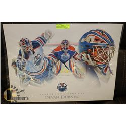 EDMONTON OILERS DEVAN DUBNYK HOCKEY CLUB POSTER