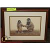 Image 1 : FRAMED & SINGED PRINT BY DORTHY FRANCIS "PRAIRIE