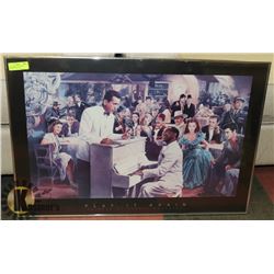 1950'S THEMED HOLLYWOOD CELEBS PRINT 36" X 24"