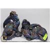 Image 1 : SET OF 3 CAST IRON WINDSTONE EDITION DRAGONS -