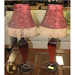 PAIR OF TABLE LAMPS