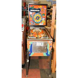 1970 JIVE TIME COIN OPERATED PINBALL MACHINE BY