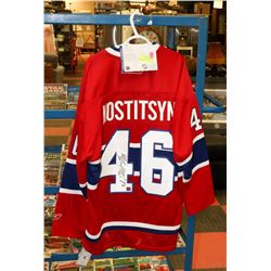 MONTREAL CANADIENS ANDREI KOSTITSYN SIGNED JERSEY