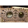 Image 1 : LOT OF 2 SHOWHOME MIRRORS 24" DIAMETER