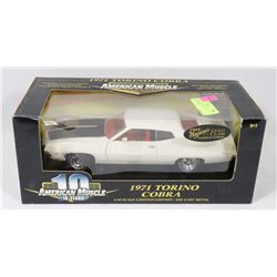ERTL AMERICAN MUSCLE 1971 TORINO COBRA