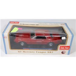 SUNSTAR '67 MERCURY COUGAR XR7 1:18 SCALE DIE CAST