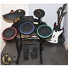 Image 1 : LOT OF 2 GUITAR HERO DRUMSETS AND 3 GUITARS