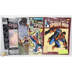 LOT OF VINTAGE SPIDERMAN COMICS HOLO