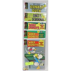 LOT OF VINTAGE GOLD KEY DISNEY COMICS