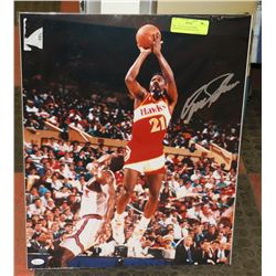 NBA ATLANTA SEAHAWKS DOMINIQUE WILKINS SIGNED