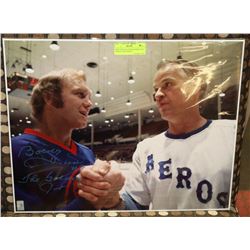NEW YORK ISLANDERS BOBBY HULL SIGNED 16X20 PHOTO